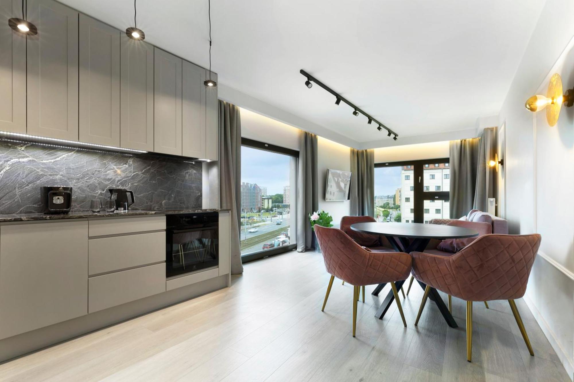 Blue Raven Motlawa Grand Appartement Gdańsk Buitenkant foto